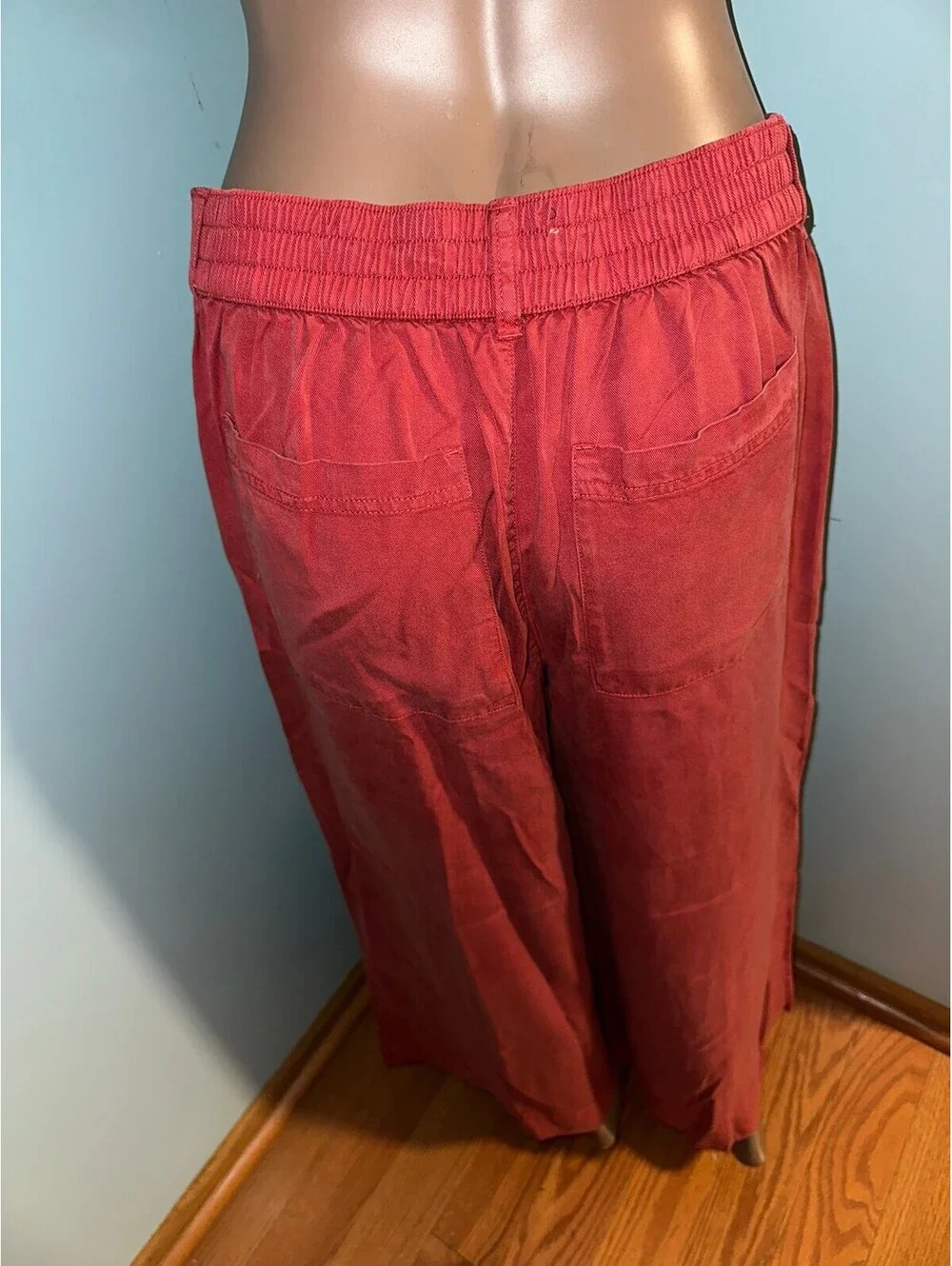 C&C California Red Coral Relaxed Fit Casual Women's Pants M